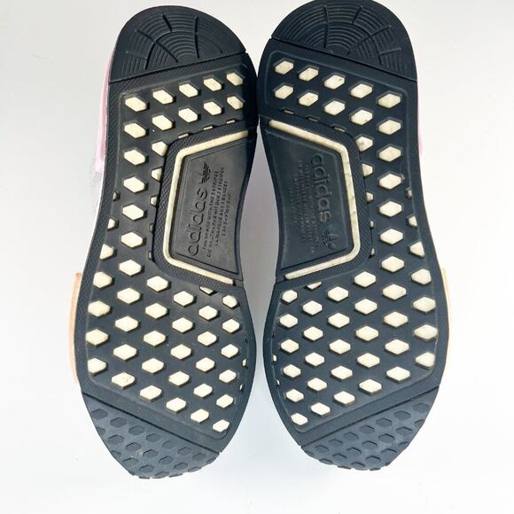 Adidas NMD R1 Running Sneakers Shoes Grey Purple Women 9 - Picture 7 of 15